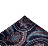 Fazzoletto da Taschino Paisley Blu Marrone