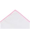 Fazzoletto da Taschino Bianco e Rosa