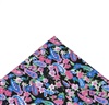 Fazzoletto Taschino Fiori e Cashmere Blu
