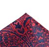 Fazzoletto da taschino Paisley Rosso e Blu