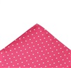 Fazzoletto da Taschino Rosa a Pois Bianchi