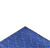 Fazzoletto da taschino in seta blu reale con motivo paisley
