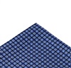 Fazzoletto da taschino in seta con disegno blu