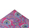 Fazzoletto da Taschino in Seta Fucsia con Cashmere