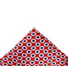 Fazzoletto da Taschino in Seta Rosso a Pois Blu