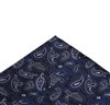 Fazzoletto da taschino Paisley blu scuro e blu pallido