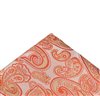 Fazzoletto da Taschino Arancione Paisley