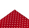 Fazzoletto da taschino a pois rosso