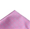 Fazzoletto da Taschino in Seta Viola a Pois