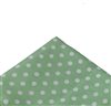 Fazzoletto da Taschino Verde Mela a Pois