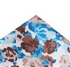 Fazzoletto in Seta Marrone e Blu