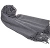 Pashmina Uomo Grigio Medio