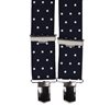 Bretella Elastica Blu Navy Pois Bianchi