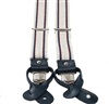 Bretella Elastica Stretta Pelle Grezza a Righe
