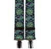 Bretella Elastica Nera con Cashmere Verde