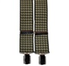 Bretella Elastica Pied de Poule Verde Oliva