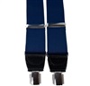 Bretella Elastica Pelle Blu Scuro