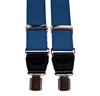 Bretella Elastica in Pelle Blu con Macchie Verdi