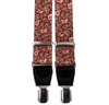 Bretella Elastica in Pelle di Cashmere Bordeaux