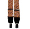 Bretella Elastica in Pelle di Cashmere Arancione