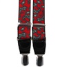 Bretella Elastica in Pelle di Cashmere Rosso