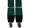 Bretella Elastica in Pelle Verde Scuro