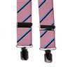Bretelle Elastiche Righe Rosa e Blu