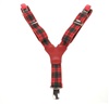 Bretella Bambino Tartan Rosso