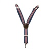 Bretella Bambino Righe Blu Navy, Rosse e Grigie