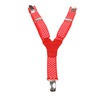 Bretella Bambino Rossa a Pois Beige