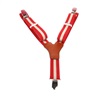 Bretella Bambino Rossa a Righe Beige