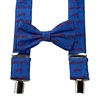 Bretella e Papillon Blu con Vespe